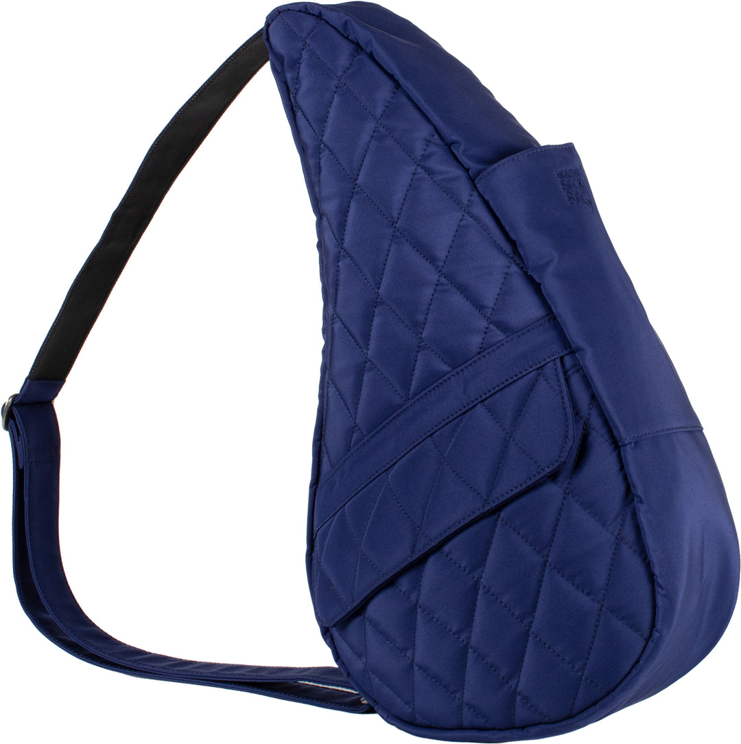 AmeriBag 17" Microfiber Healthy Back Bag Tote® (Quilted Navy)