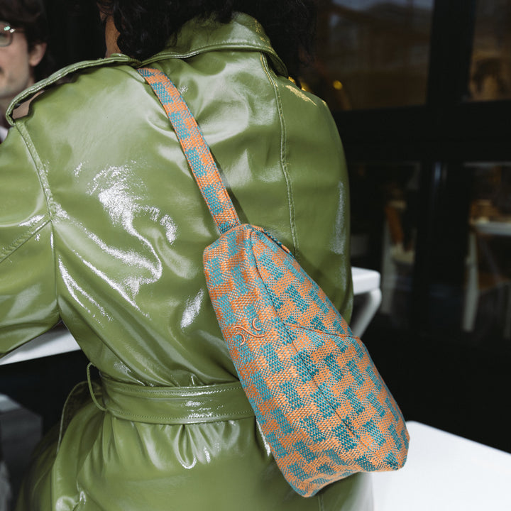 AmeriBag  11.5" Special Edition Sling (Basketweave Pumpkin)