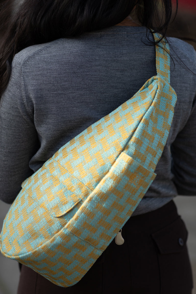 AmeriBag 17" Special Edition Healthy Back Bag Tote® (Basketweave Aqua)
