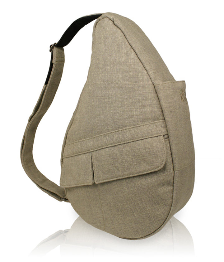 AmeriBag 17" WIDE Hemp Healthy Back Bag Tote® (Cafe au Lait)