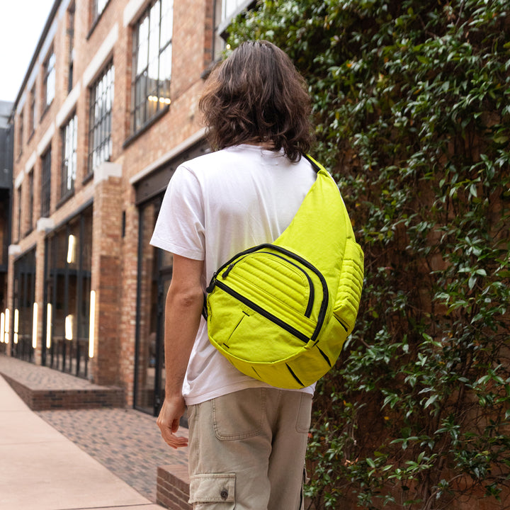 AmeriBag 21" Nylon "Carry-All" Healthy Back Bag Tote® (Lime Zest)