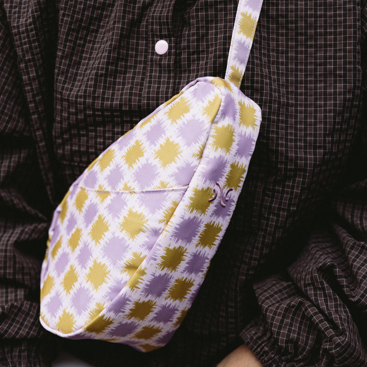 AmeriBag  11.5" Recycled Print Sling (Frequency Glow)