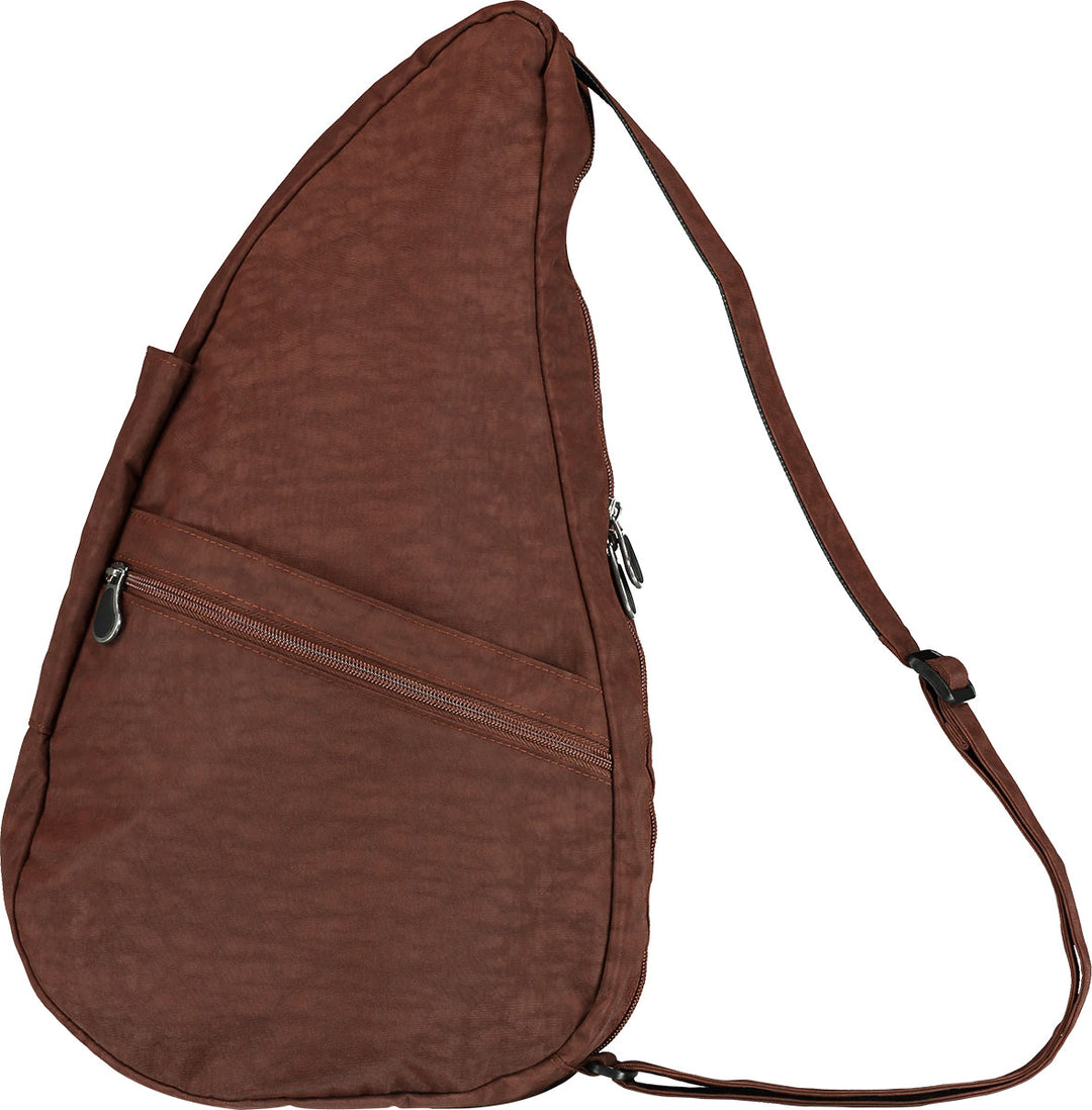 AmeriBag Healthy Back Bag Extra Small Microfiber Sling factory Bag in Chocolate