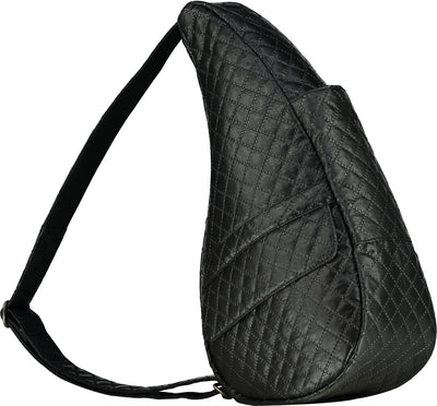 AmeriBag Small Healthy Back Bag Tote Prints and Patterns (Essential Quilted Black)