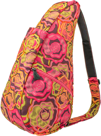 AmeriBag Small Healthy Back Bag Tote Prints and Patterns (Pop Art Floral)