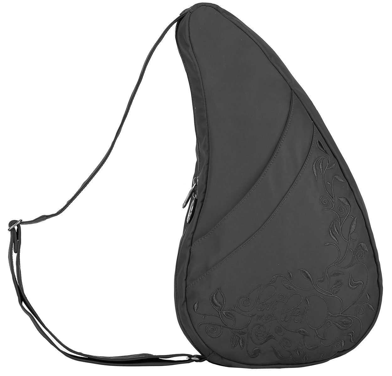 AmeriBag Healthy Back Bag tote Love My Life Microfiber Small (Black)