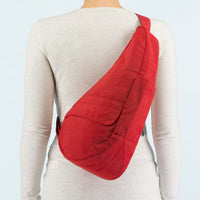 AmeriBag Healthy Back Bag tote Distressed Nylon Small (Desert)